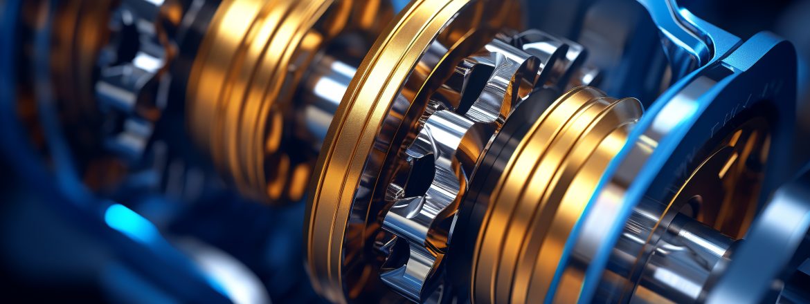 engine crankshaft energy concept macro. ai generative